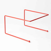 American Metalcraft Rubber-Coated Steel Pizza Stand, 7" High, Red - 9"