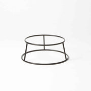 American Metalcraft Rubber-Coated Steel Pizza Stand, Black - 4"
