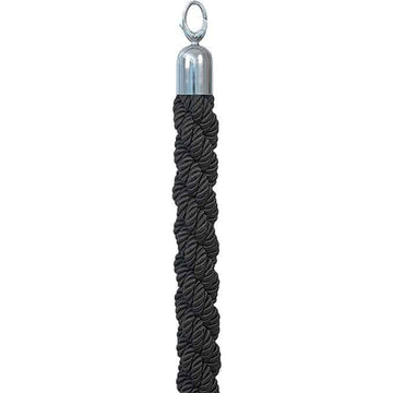 American Metalcraft Rope, 5' Long, Black - Chrome