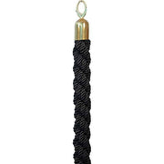 American Metalcraft Rope, 5' Long, Black - Gold