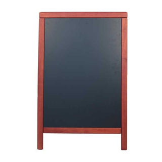 American Metalcraft A-Frame Sign Board, 2 1/4" x 21 1/2" - Mahogany