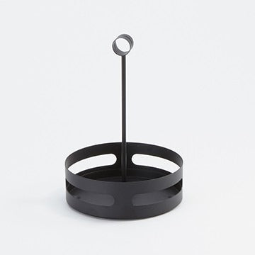 American Metalcraft Condiment Caddy, 9 1/4" High - Black