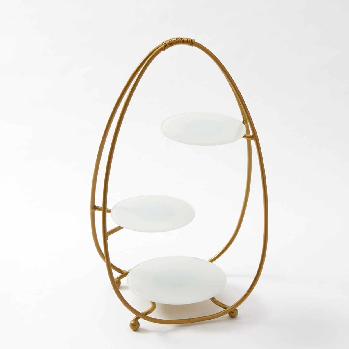 American Metalcraft Stand, 7" x 12" - Gold