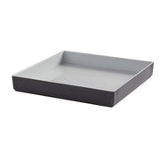 American Metalcraft Unity Melamine Bowl Tray, 60 oz. - Gray White