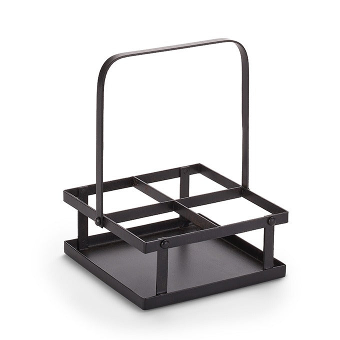 American Metalcraft VBFC6 Crosby Flight Caddy, 6 1/4" x 6 1/4", Bronze, 12/Case - Default Title