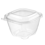 Inline Plastics Polypropylene Safe-T-Chef Tamper-Resistant, 5 7/8" x 6 1/16", Clear - 32 oz.