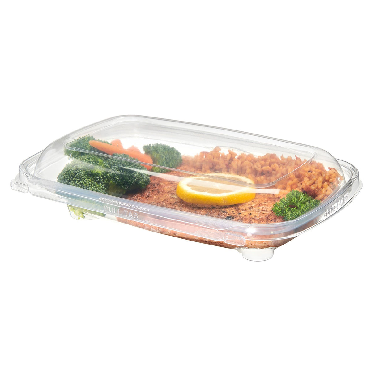 Inline Plastics Polypropylene Safe-T-Chef Tamper-Resistant, 6 5/8" x 9 7/8", Clear - photo 2