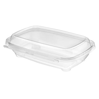 Inline Plastics Polypropylene Safe-T-Chef Tamper-Resistant, 6 5/8" x 9 7/8", Clear - 35 oz.