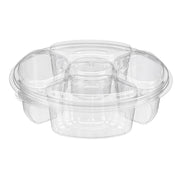 Inline Plastics Round Platter, Clear - 65 oz.