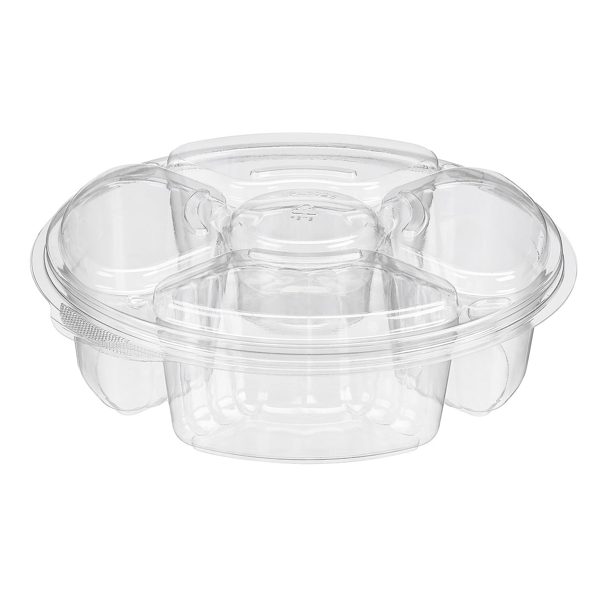Inline Plastics Round Platter, Clear - 65 oz.
