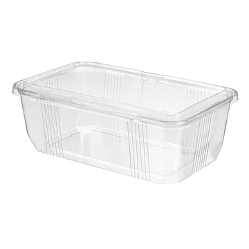 Inline Plastics TS128V Safe-T-Fresh Tamper-Resistant, 128 oz., Clear, 60/Case - Default Title
