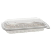 Pactiv Rib Container, 34.3 oz., 90/Case - White