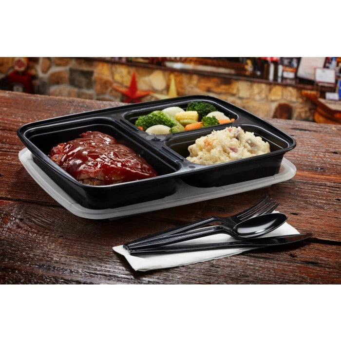Newspring NC333B Polypropylene Container, 32 oz., Black, 150/Case - Default Title