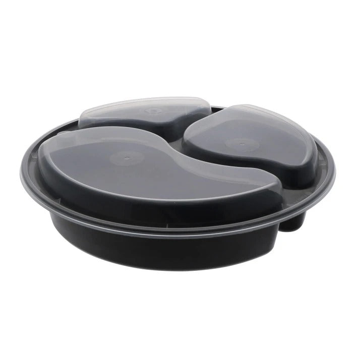 Newspring NC9388B Polypropylene Container, 39 oz., Black, 150/Case - Default Title