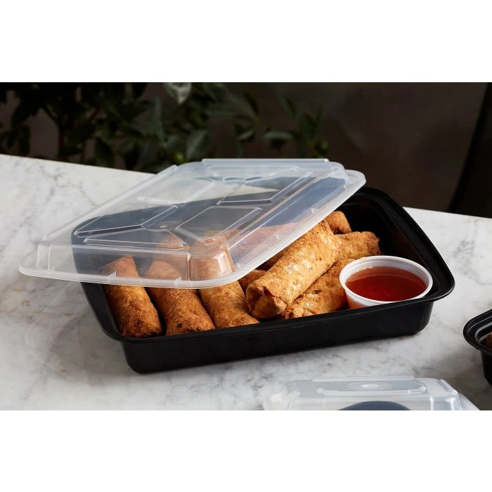Newspring Polypropylene Container, Black, 150/Case - photo 2