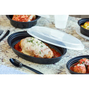 Newspring Polypropylene Container Lid, Black, 150/Case - photo 2