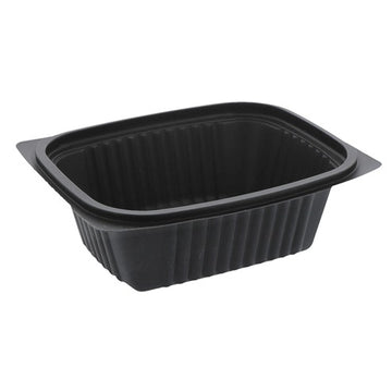 Pactiv YCN850120000 Deli Container, 12 oz., Black, 252/Case - Default Title