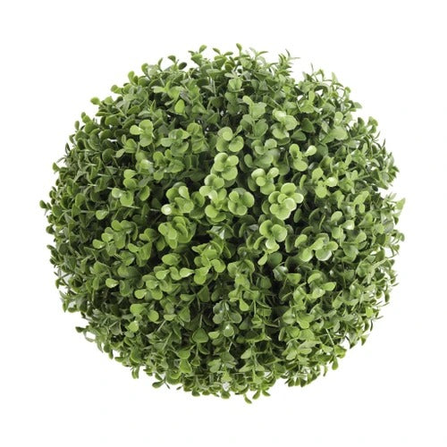 Mills Floral Company Artificial Boxwood Ball, Green - 10 1/2"