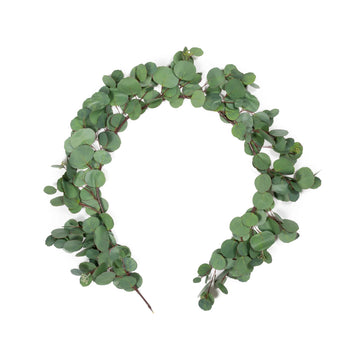 Mills Floral Company 6002W4801 Eucalyptus Garland, 3" x 3", Green - Default Title