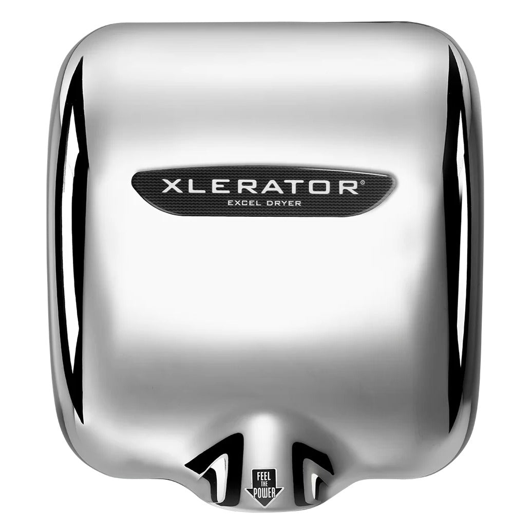 Excel Dryer Hand Dryer, 11 3/4" Wide, 208/277V - 208/277 Chrome-Plated Cover