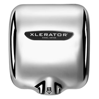 Excel Dryer Hand Dryer, 11 3/4" Wide, 208/277V - Chrome-Plated HEPA