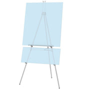 Quartet 55EX Aluminum Display Easel, 45 lb. Capacity, Silver - Default Title