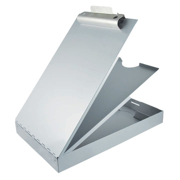 Saunders Aluminum Storage Clipboard, 9" x 14"
