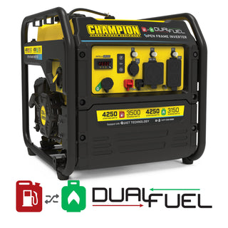 Champion Power Equipment 200977 Inverter Generator, 18 5/16" x 20 15/16", 120V - Default Title