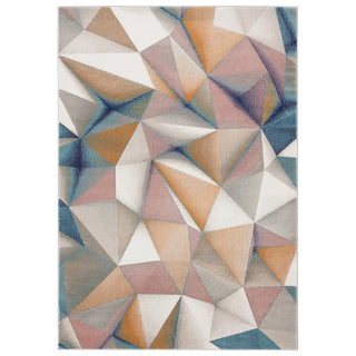 Abani ART150A-3 Polypropylene Area Rug, 36" x 60", Multicolor - Default Title
