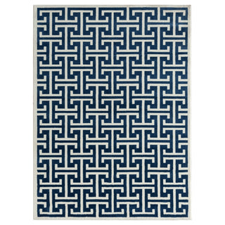 Abani ART160B-8 Polypropylene Area Rug, 93" x 122" - Default Title