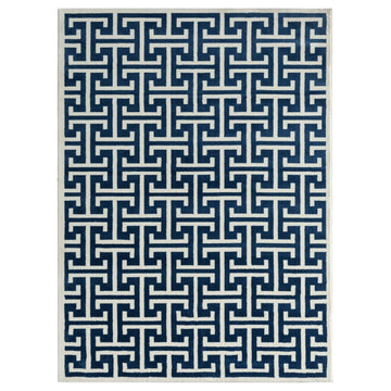 Abani ART160B-8 Polypropylene Area Rug, 93" x 122" - Default Title