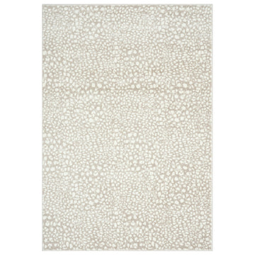 Abani ART200A-2 Polypropylene Area Rug, 24" x 36", Beige - Default Title