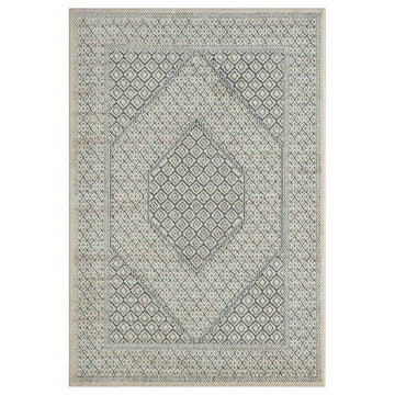 Abani CAB110A-5 Polypropylene Area Rug, 63" x 90" - Default Title