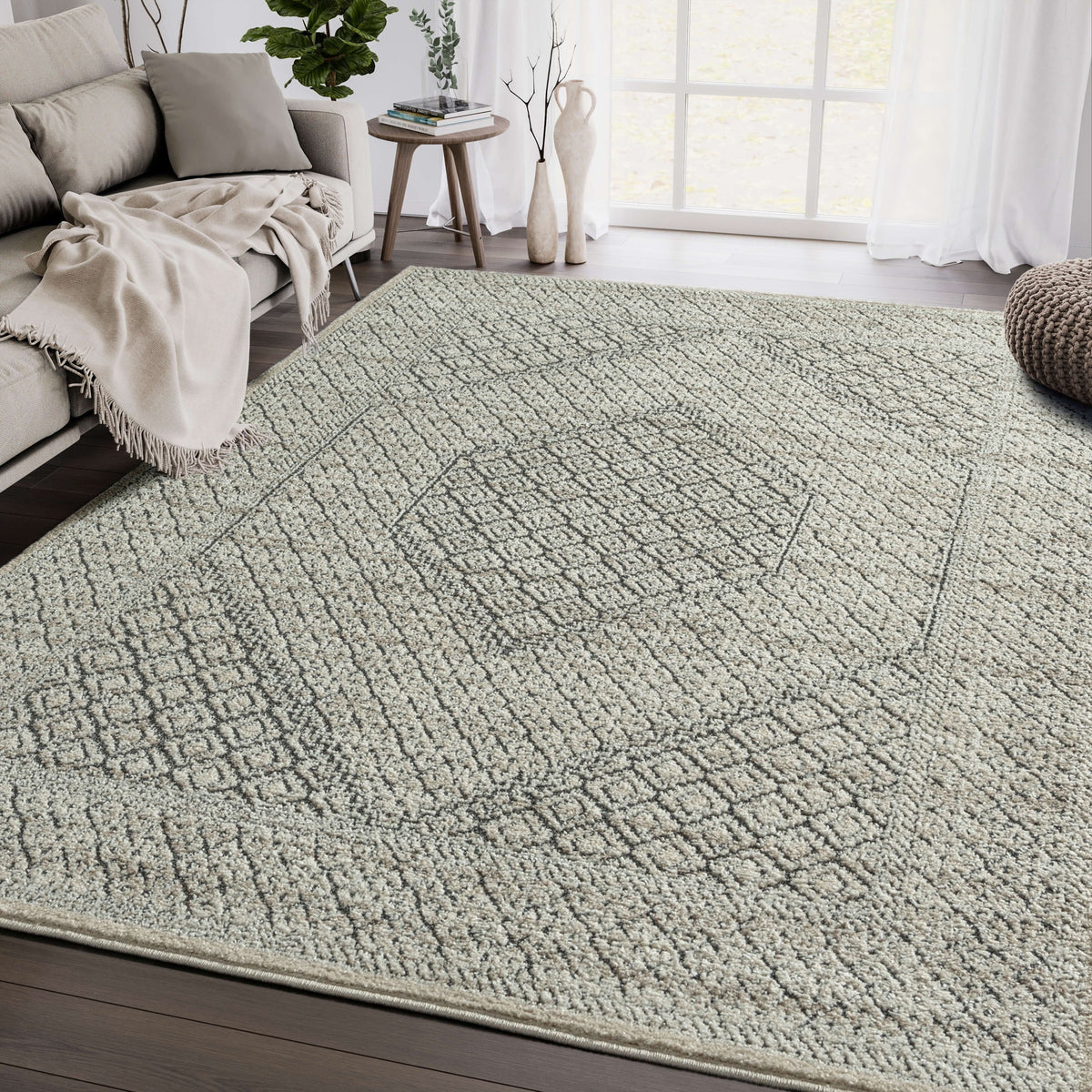 Abani CAB110A-6 Polypropylene Area Rug, 72" x 108" - photo 2