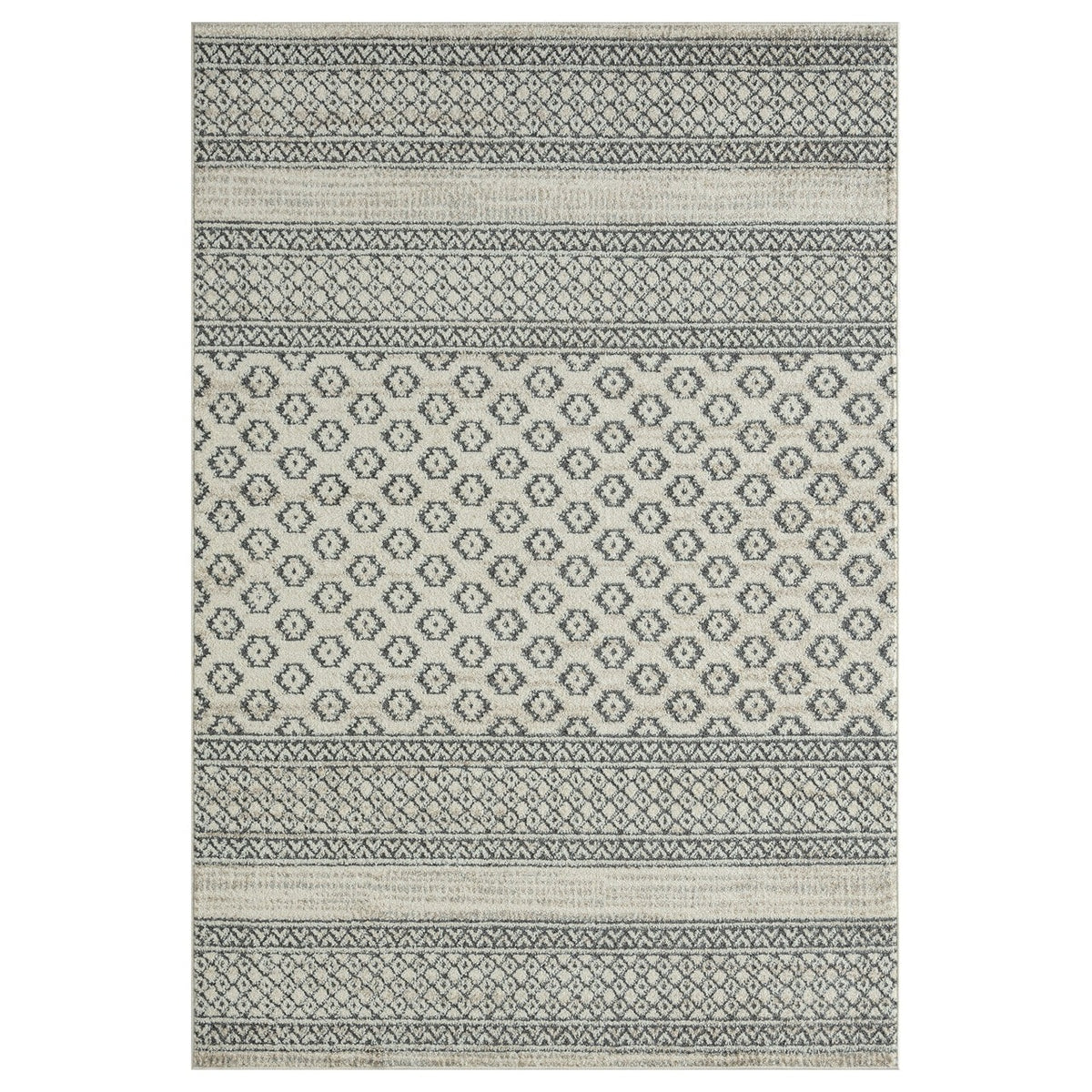 Abani CAB120A-8 Polypropylene Area Rug, 93" x 122" - Default Title