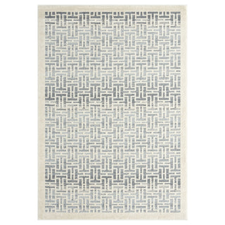 Abani CAB140A-6 Polypropylene Area Rug, 72" x 108", Gray - Default Title