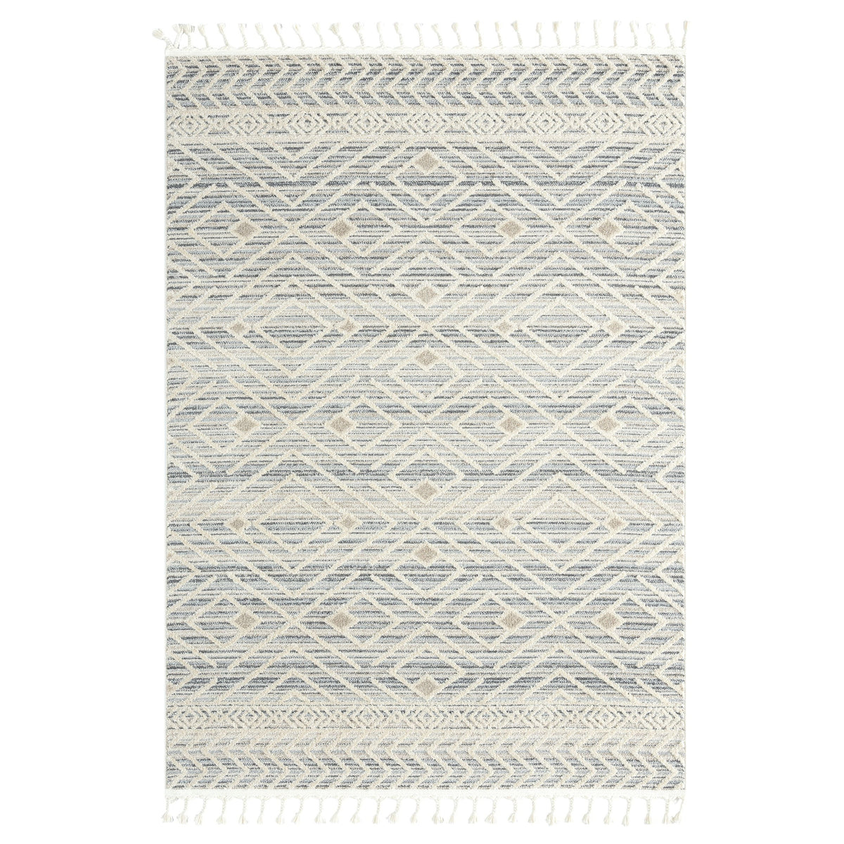 Abani CAB150A-5 Polypropylene Area Rug, 63" x 90" - Default Title