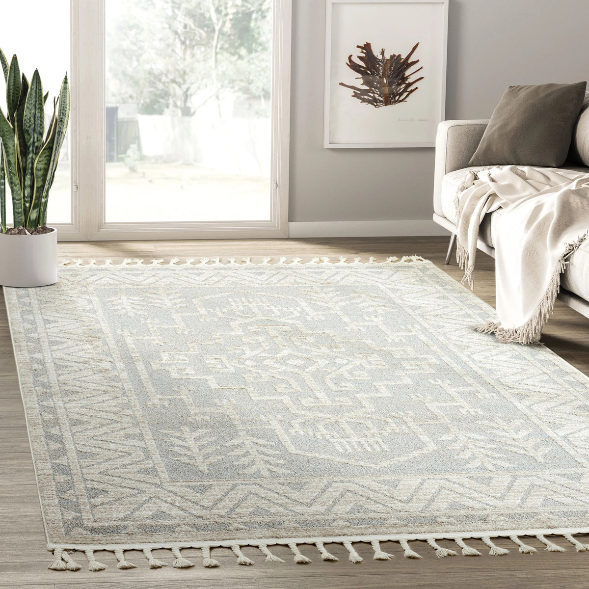 Abani CAB170A-4 Polypropylene Area Rug, 48" x 72" - photo 2