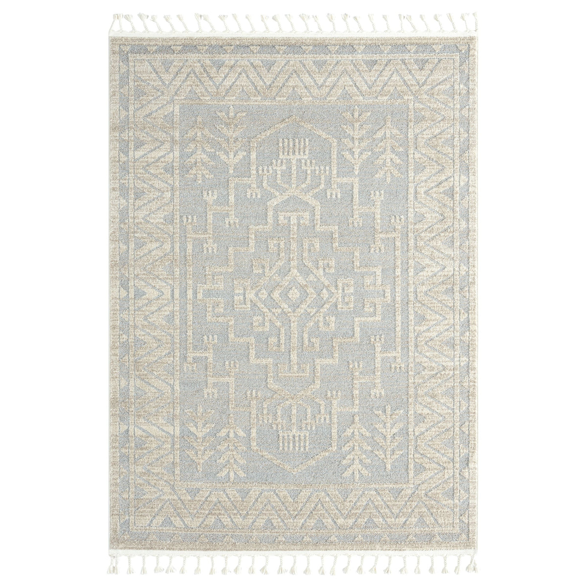 Abani CAB170A-5 Polypropylene Area Rug, 63" x 90" - Default Title
