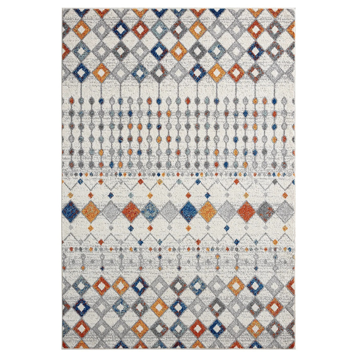 Abani CAS150A-6 Polypropylene Area Rug, 72" x 108", Multicolor - Default Title