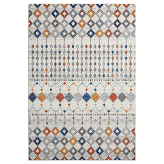 Abani CAS150A-6 Polypropylene Area Rug, 72" x 108", Multicolor - Default Title