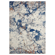 Abani CAS170A-5 Polypropylene Area Rug, 63" x 90", Gray - Default Title