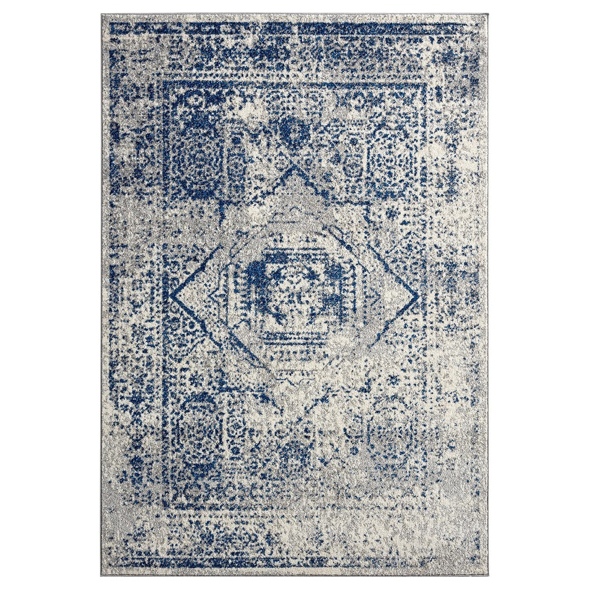 Abani CAS180A-5 Polypropylene Area Rug, 63" x 90" - Default Title