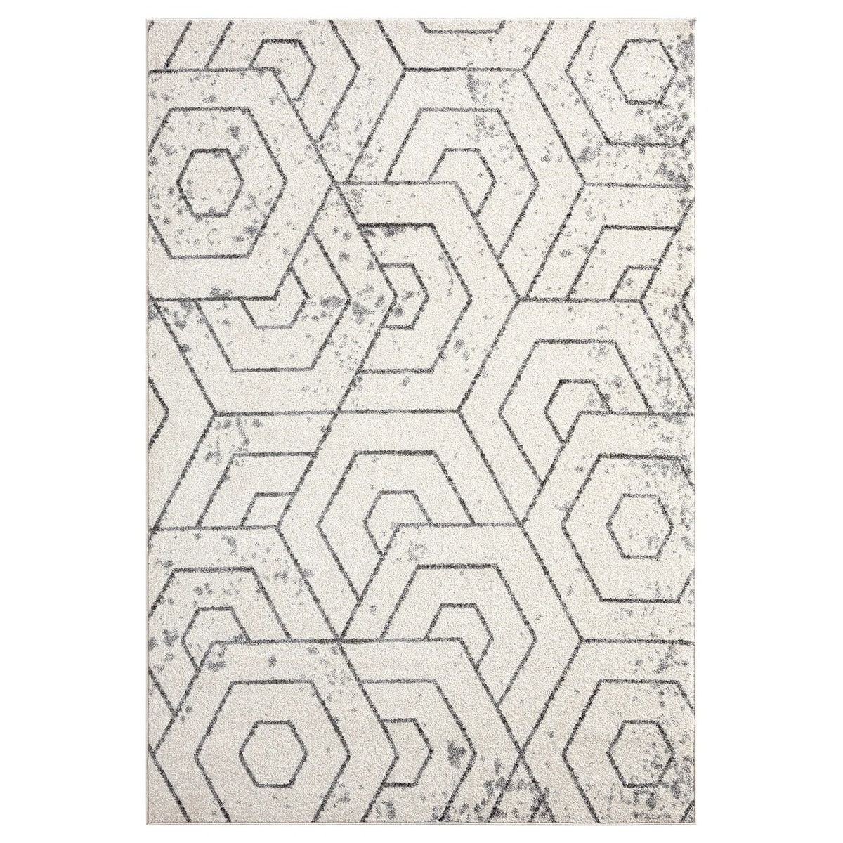 Abani CAS190A-8 Polypropylene Area Rug, 93" x 122" - Default Title