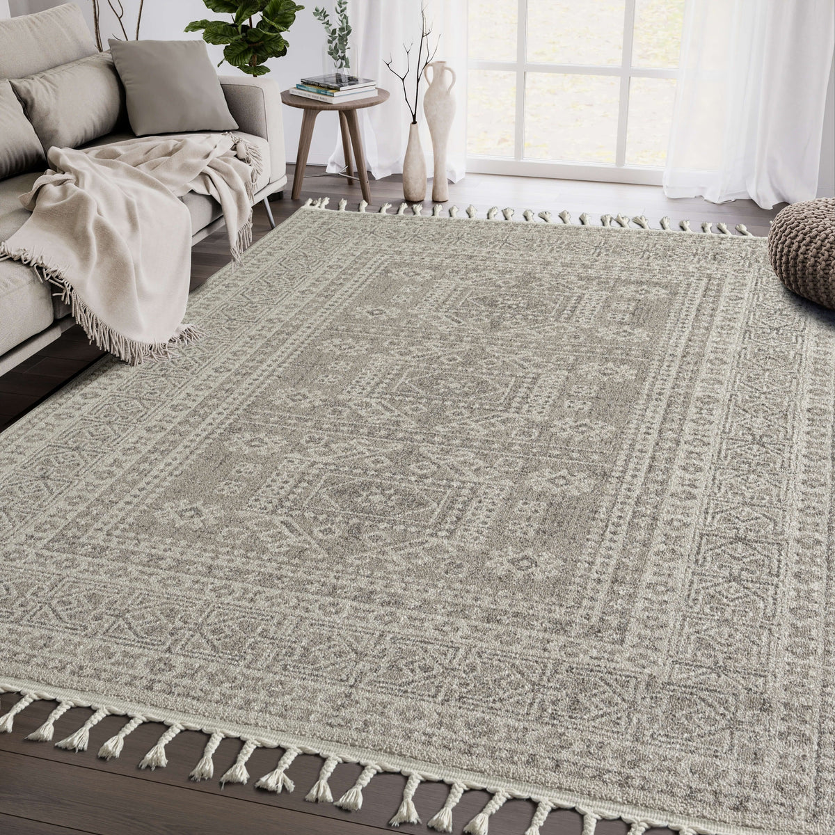 Abani LAY120A-5 Polypropylene Area Rug, 63" x 90" - photo 2
