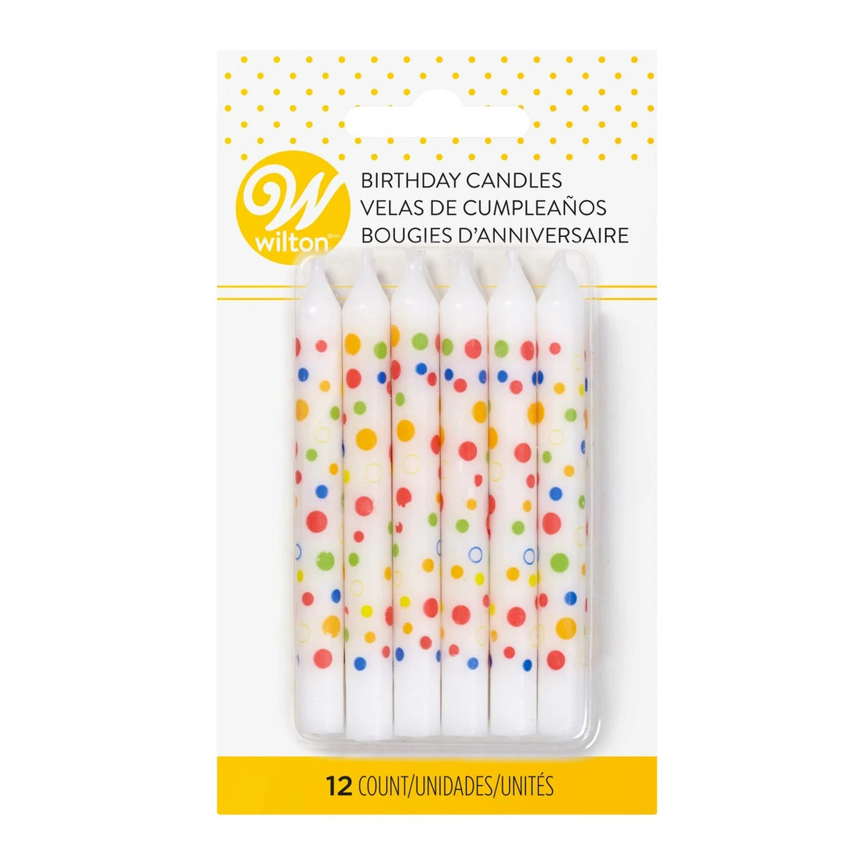 Wilton 191005522 Candle, 3" High, Assorted - Default Title