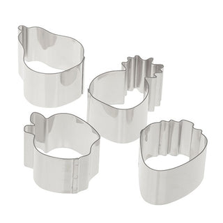 Ateco 1426 Stainless Steel Cutter Set, Silver - Default Title