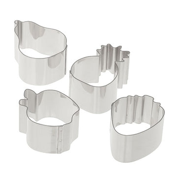 Ateco 1426 Stainless Steel Cutter Set, Silver - Default Title