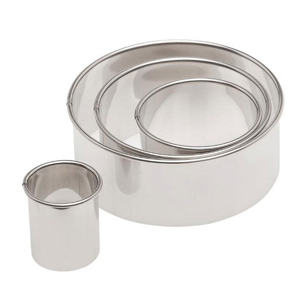Ateco Stainless Steel Cutter Set, 1 3/4" High, Silver - 1440
