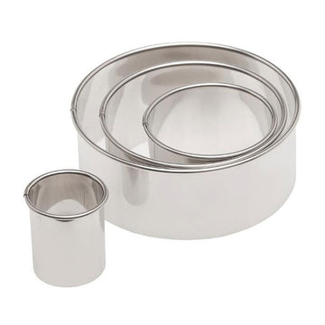 Ateco Stainless Steel Cutter Set, 1 3/4" High, Silver - 1440